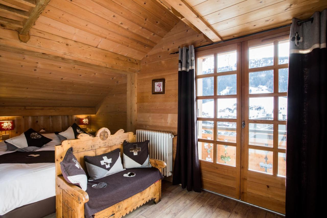 Les Chalets De La Griyotire Hotell Praz-sur-Arly Eksteriør bilde