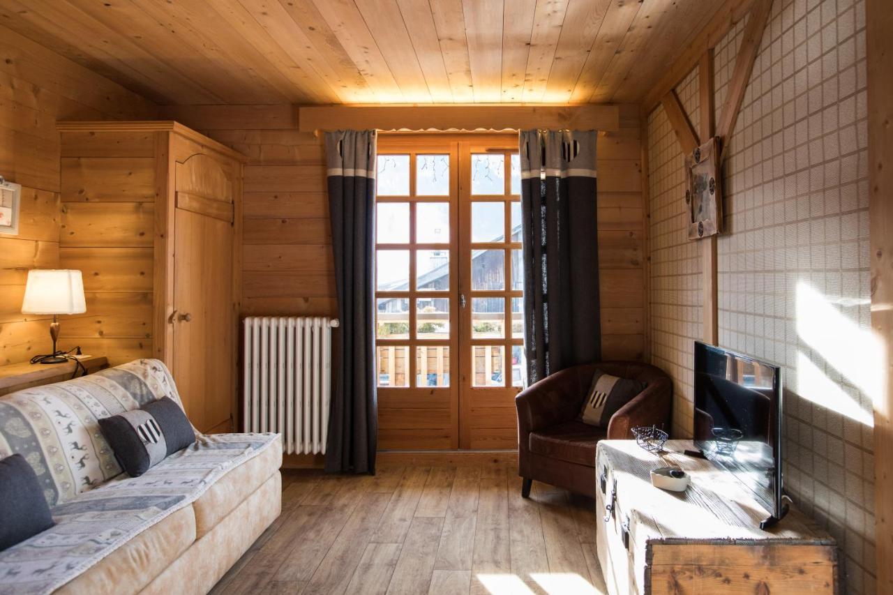 Les Chalets De La Griyotire Hotell Praz-sur-Arly Eksteriør bilde