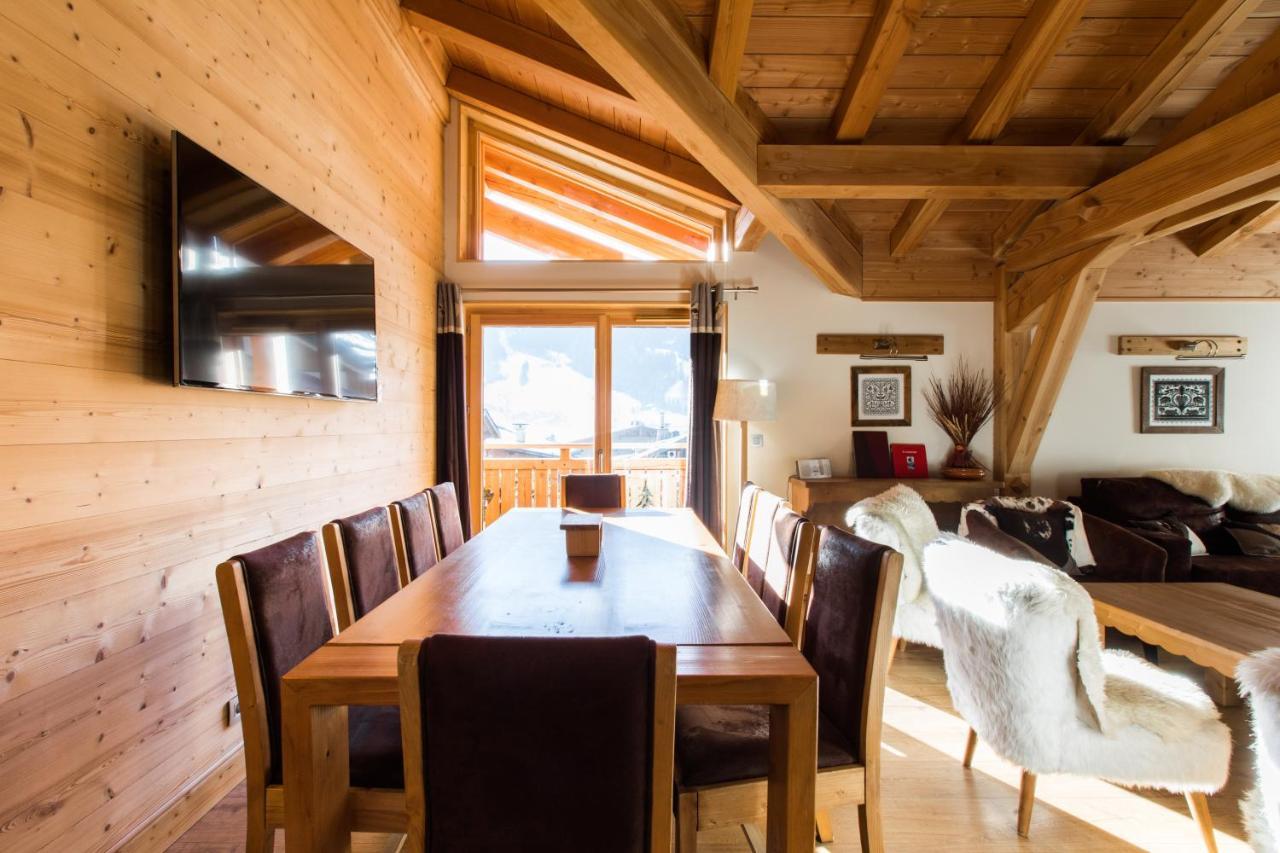 Les Chalets De La Griyotire Hotell Praz-sur-Arly Eksteriør bilde