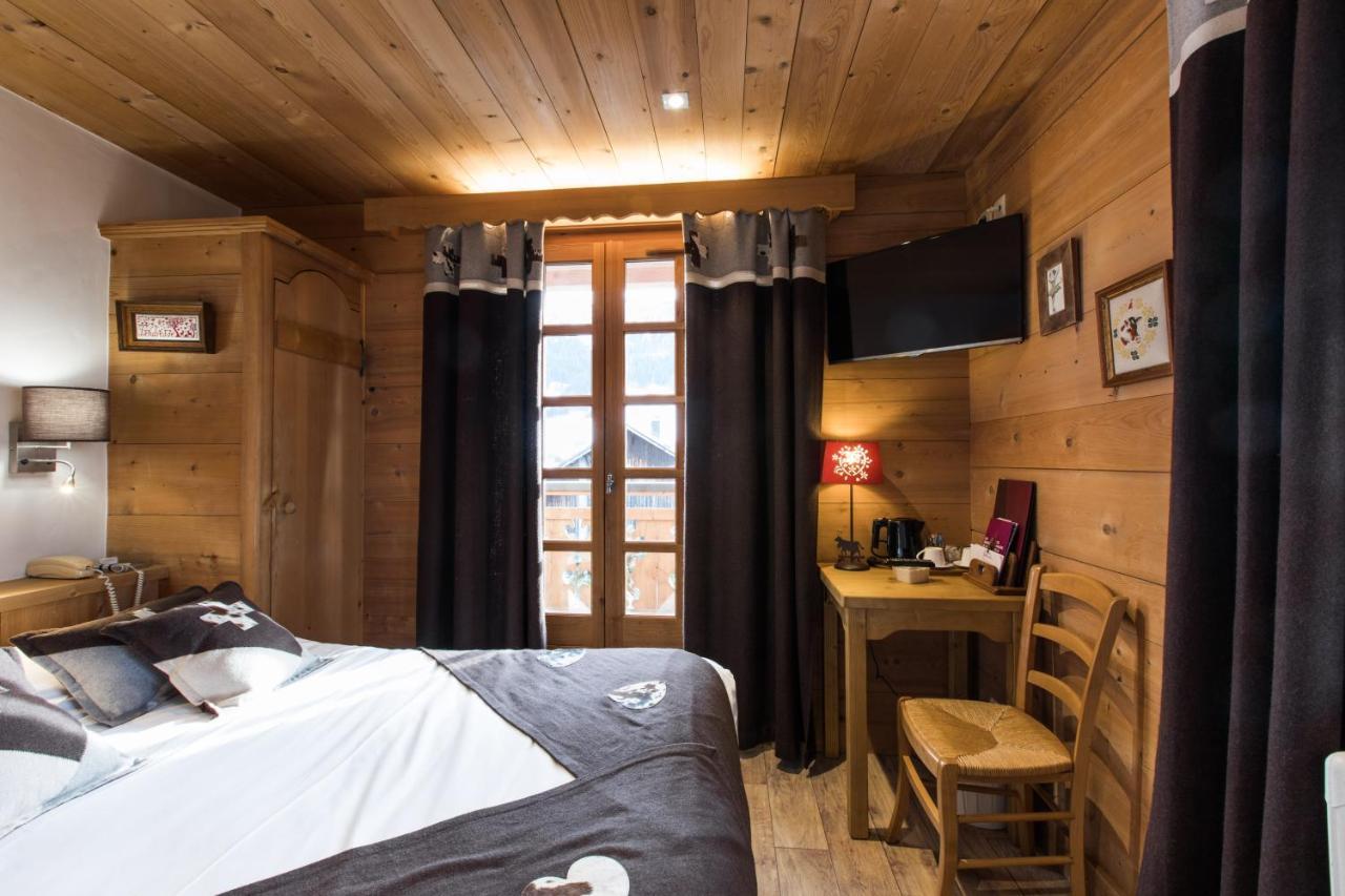 Les Chalets De La Griyotire Hotell Praz-sur-Arly Eksteriør bilde