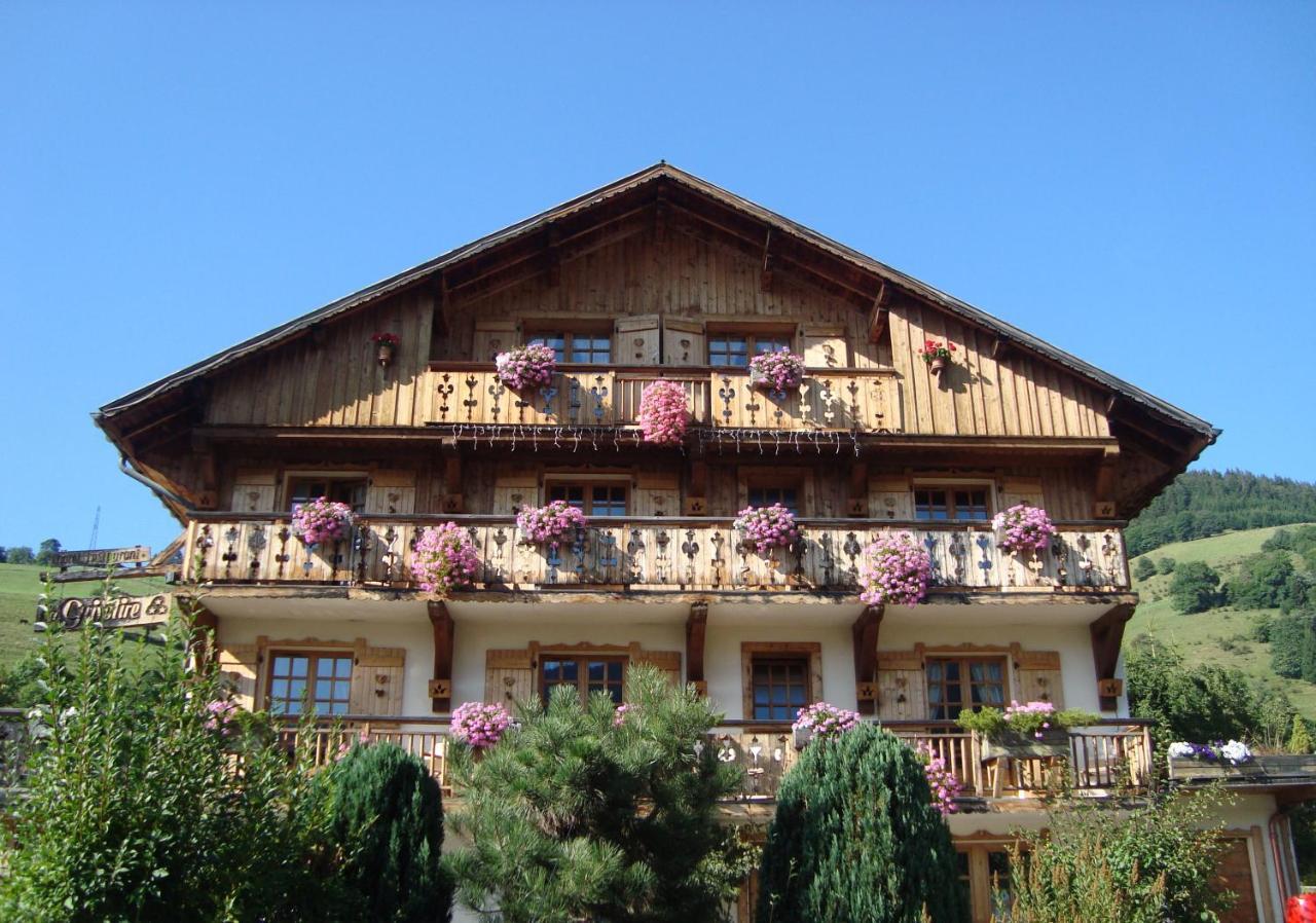 Les Chalets De La Griyotire Hotell Praz-sur-Arly Eksteriør bilde